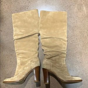 tan suede boots